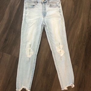American Eagle high rise jegging crop